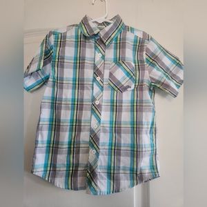 Button up plaid shirt